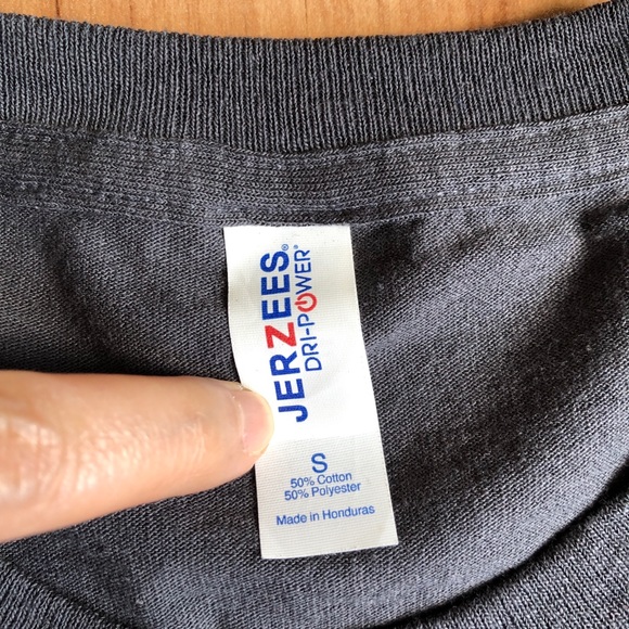 NEW SLEEP STUDY COFFEE REPEAT Tee JERZEES Shirt Gray Small Men’s UNISEX NWOT - Picture 3 of 13